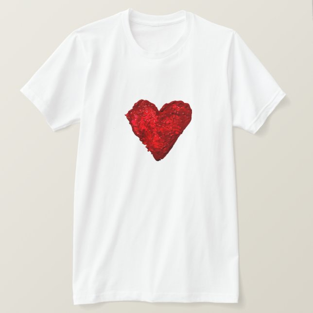 T-shirt Peinture rouge (Design devant)