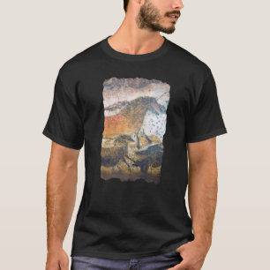 T-shirt Peinture rupestre Chevaux préhistoriques dans la