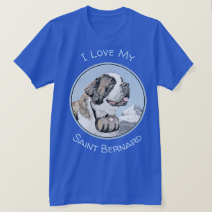 T-shirt Peinture Saint-Bernard - Jolie illustration origin