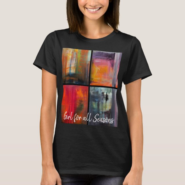 T-shirt Peinture Saisons par Alfred Fox (Devant)