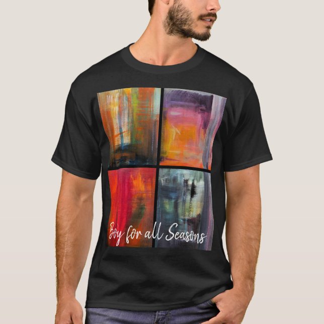 T-shirt Peinture Saisons par Alfred Fox (Devant)