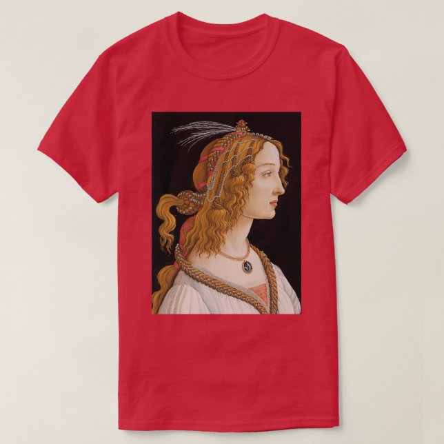 T-shirt Peinture Sandro Botticelli (Design devant)