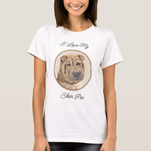T-shirt Peinture Shar Pei - Cute Original Chien Art