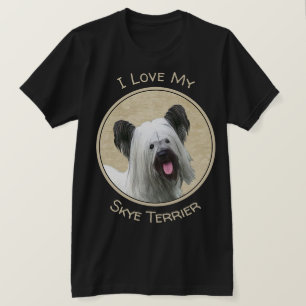 T-shirt Peinture Skye Terrier - Cute Original Chien Art