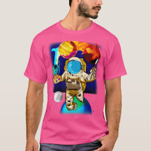 T-shirt Peinture spatiale Astronaut Artiste Peintre Univer