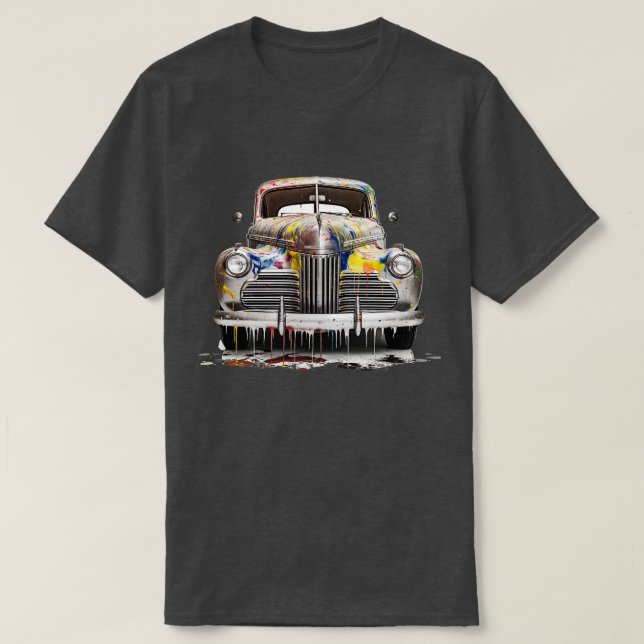 T-shirt Peinture spéciale de luxe Chevy (Design devant)