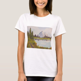 T-shirt Peinture style Bob Ross #1