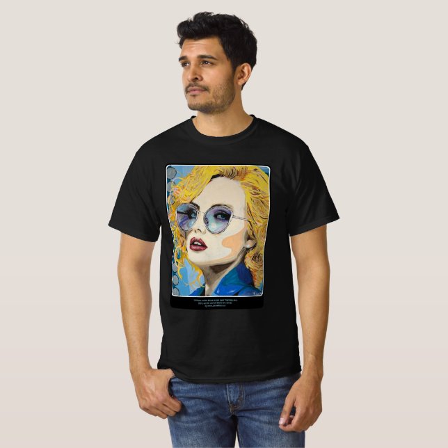 T-shirt Peinture sur un (Devant entier)