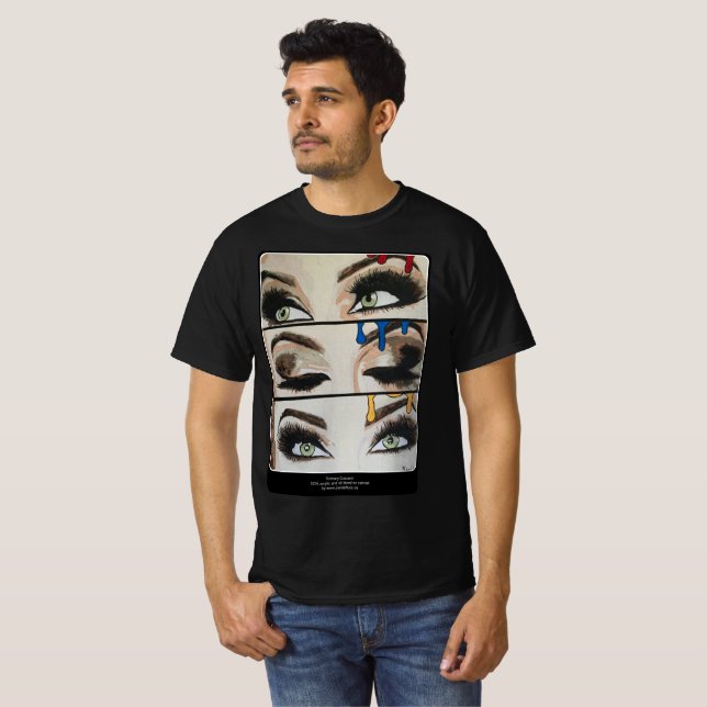 T-shirt Peinture sur une (Devant entier)