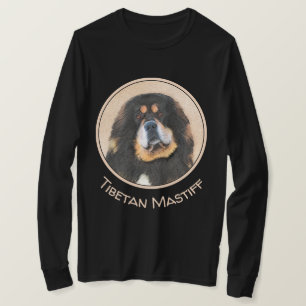 T-shirt Peinture Tibétaine Mastiff - Joli art original chi