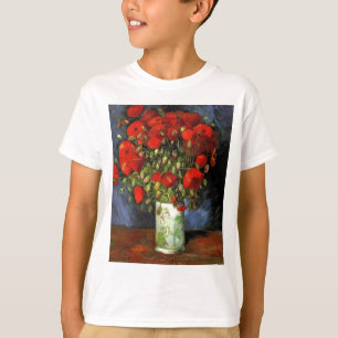 T-shirt Peinture vintage de Van Gogh Fleurs en vase Fleurs