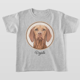 T-shirt Peinture Vizsla - Joli art original chien