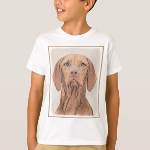 T-shirt Peinture Vizsla - Joli art original chien