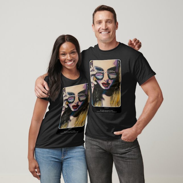 T-shirt Peinture 'Wanderlust' sur un (Unisexe)