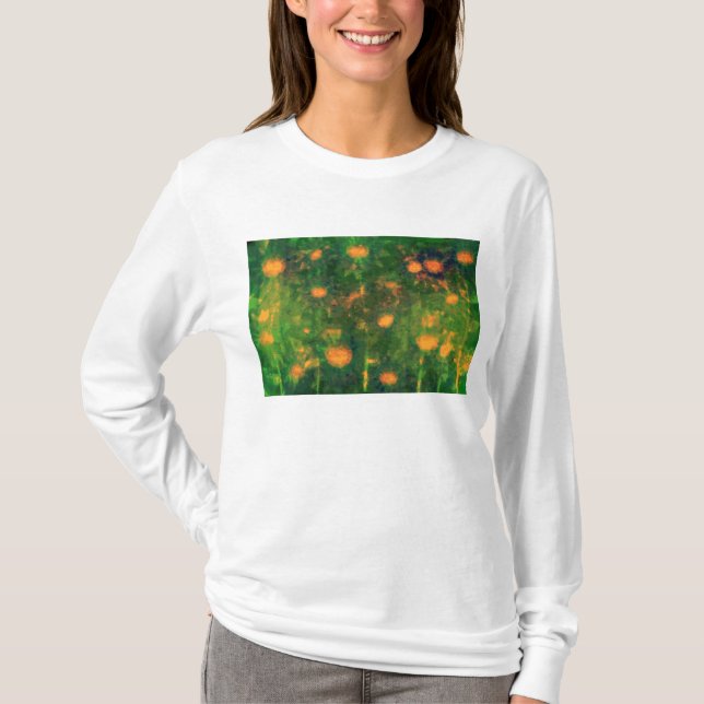 T-shirt peintures à fleurs (Devant)