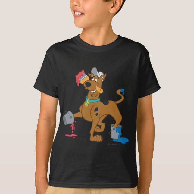 T-shirt Peintures de Scooby-Doo (Devant)