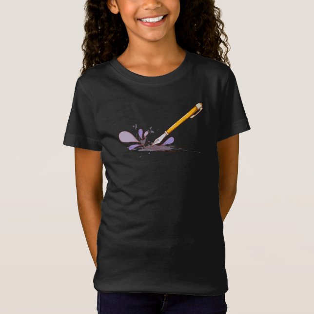 T-shirt Peintures et crayons (Devant)