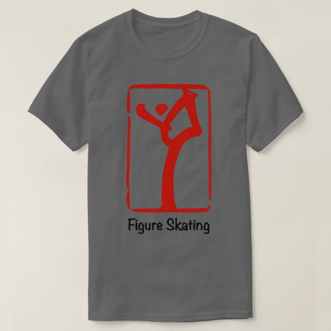 T-shirt Pékin 2022 Patinage artistique 1 (Design devant)
