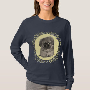 T-shirt Pékinois Jaune