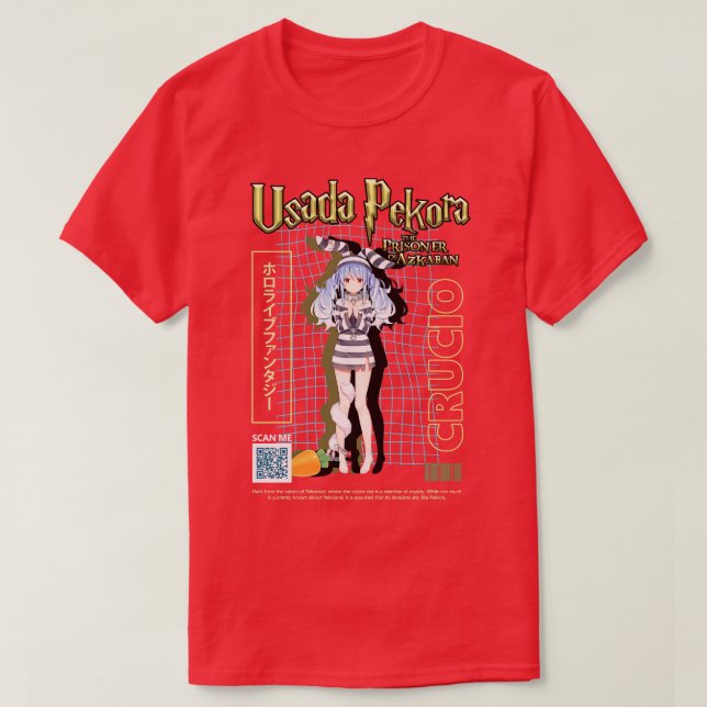 T-shirt Pekora Le Prisonnier d'Azkaban v2 (Design devant)