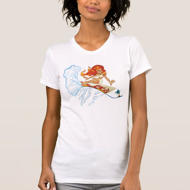 T-shirt Pele surfant (Devant)