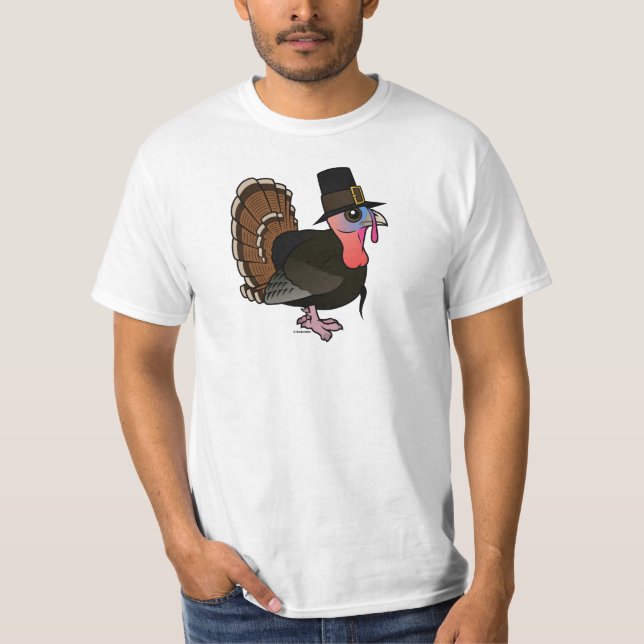 T-shirt Pèlerin Turquie de thanksgiving (Devant)