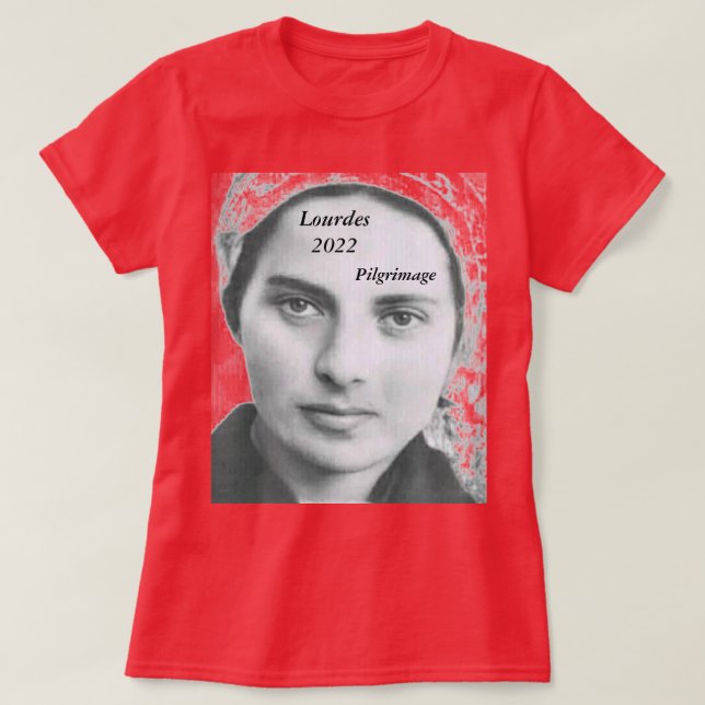 T-shirt Pèlerinage Lourdes 2022 (Design devant)
