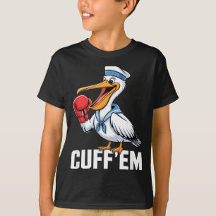 T-shirt Pélican drôle qui les gifle boxeur marin dessin an