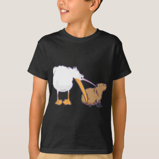 T-shirt Pelican essaie de manger Capybara drôle mignonne K