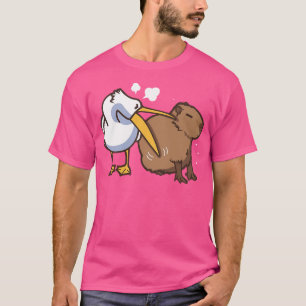 T-shirt Pelican Essaie De Manger Capybara Funny Cute Kawai