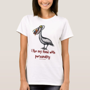 T-shirt Pélican mignon drôle avec la conception de T-shi
