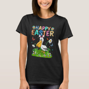 T-shirt Pélican Oeuf de Pâques Joyeuse Chasse aux Œufs Lap