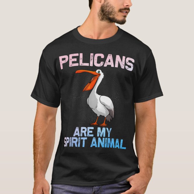 T-shirt Pélican Oiseau Pélican Cool (Devant)