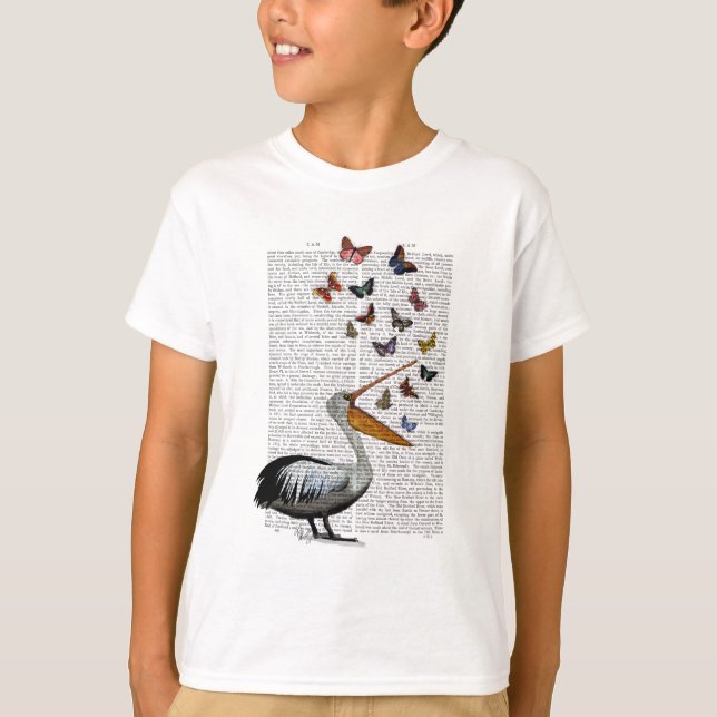 T-shirt Pelican & Papillons (Devant)