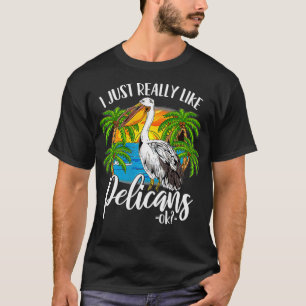 T-shirt Pelican Tropical Birds 