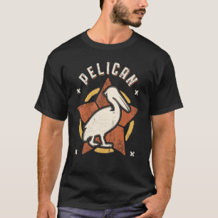 T-shirt Pélican Vintage Rétro Classique Animal