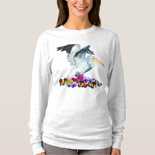 t-shirt pélicans et pansies