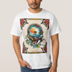 T-shirt Pelicans sur la Jetée   Marina Côtière Nat