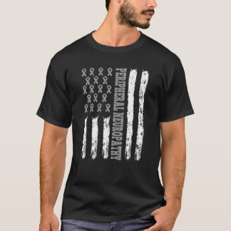 T-shirt Pelizaeus Merzbacher Disease USA American Flag Bra