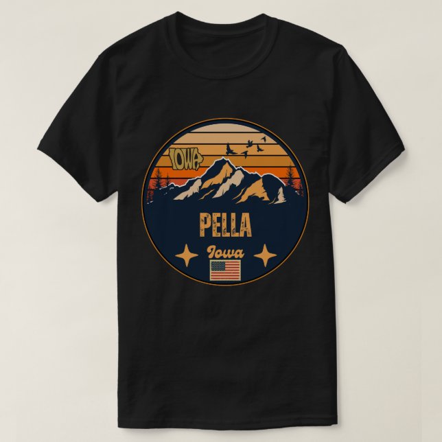 T-shirt Pella, Iowa (Design devant)