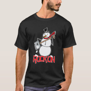 T-shirt Pelle à neige bonhomme de neige Funny Rock sur gui