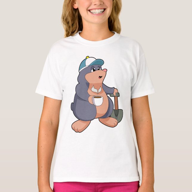 T-shirt Pelle à taupe (Devant)