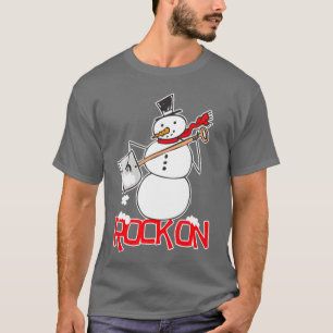 T-shirt Pelle de bonhomme de neige drôle de garçon de guit