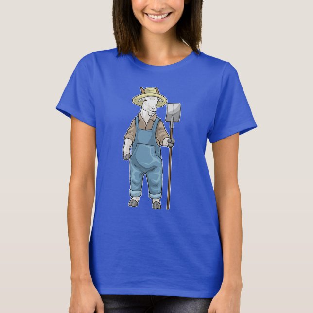 T-shirt Pelle de ferme d'éleveur de chèvres (Devant)