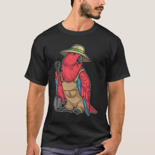 T-shirt Pelle de jardinier de perroquet jardin