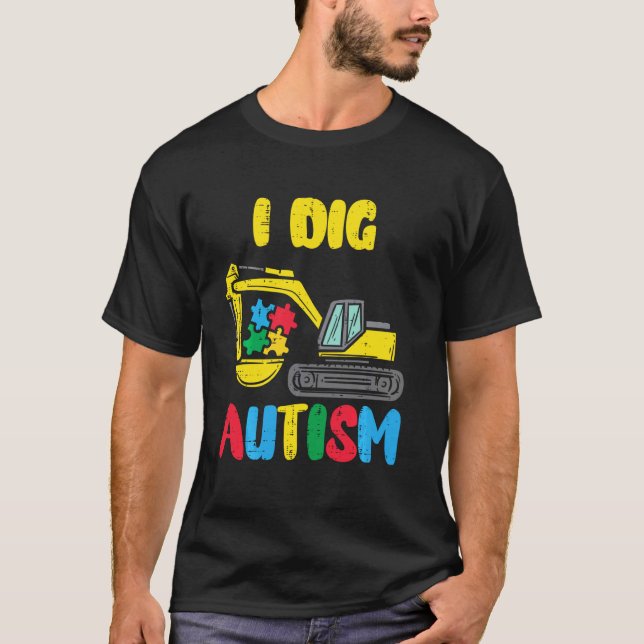 T-shirt Pelle I Creuse la sensibilisation à l'autisme Pell (Devant)