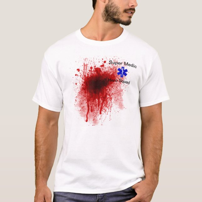 T-shirt Peloton de médecin (Devant)