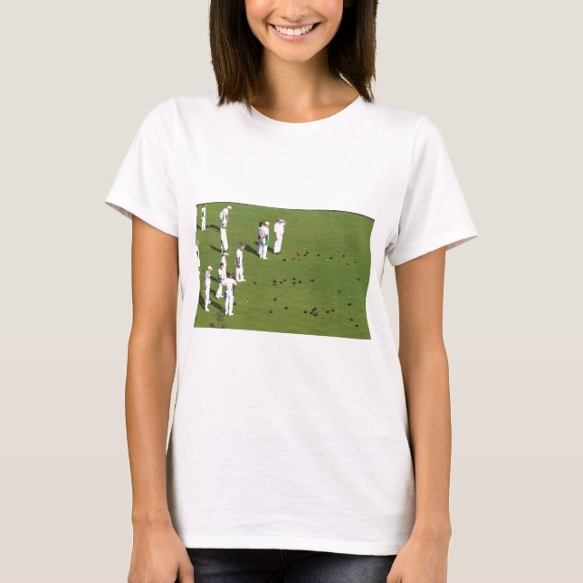 T-shirt Pelouse Bowls Angleterre (Devant)