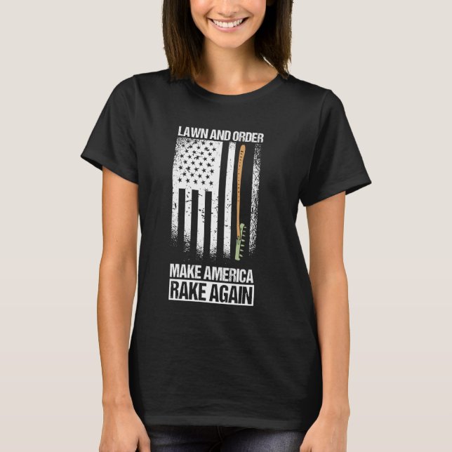 T-shirt Pelouse Et Jardin De Commande Pour Gardener (Devant)