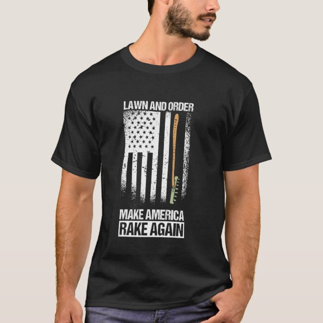 T-shirt Pelouse Et Jardin De Commande Pour Gardener (Devant)